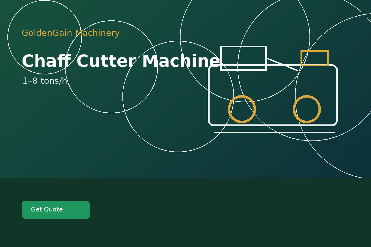 chaff cutter machine
