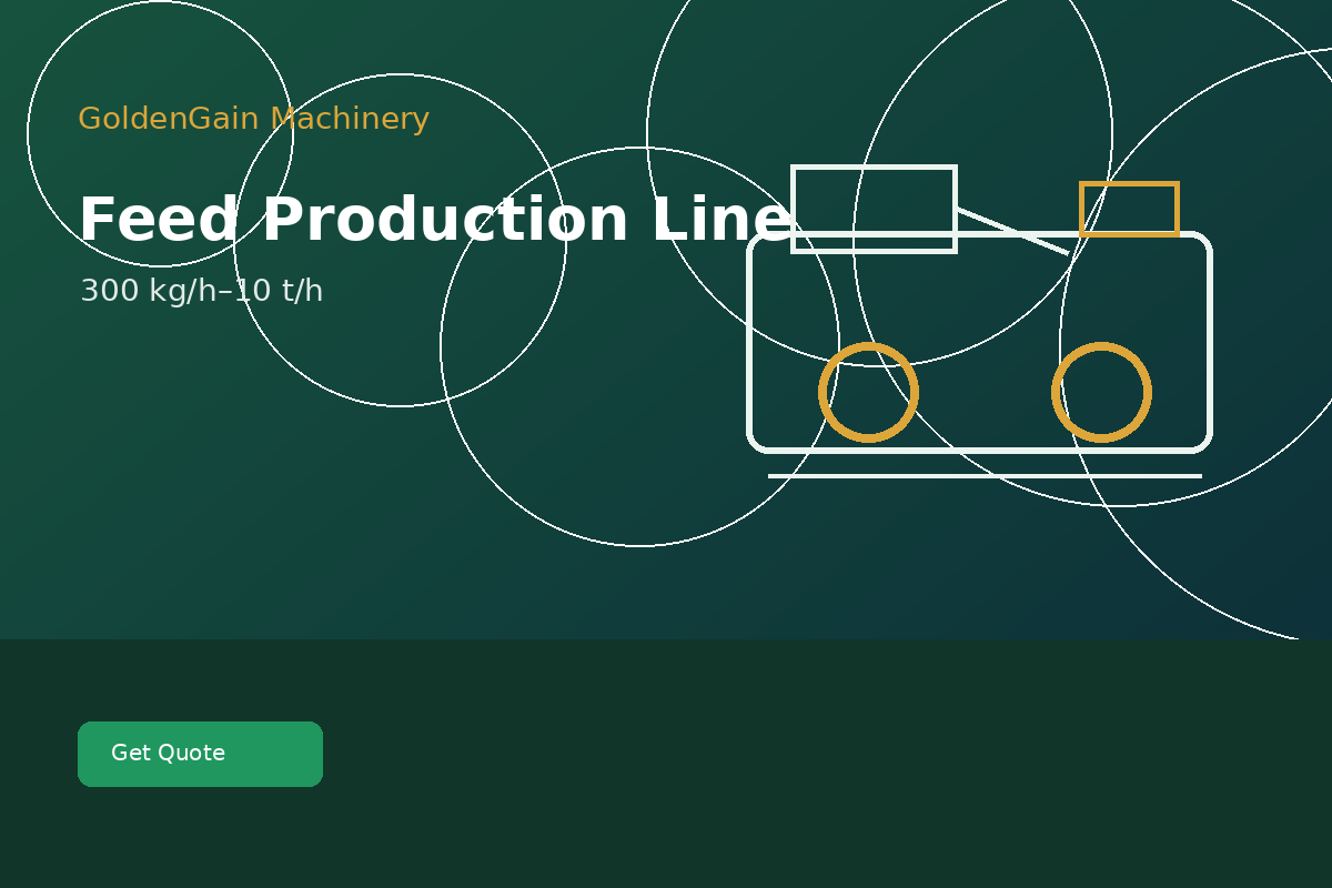 feed pellet production line
