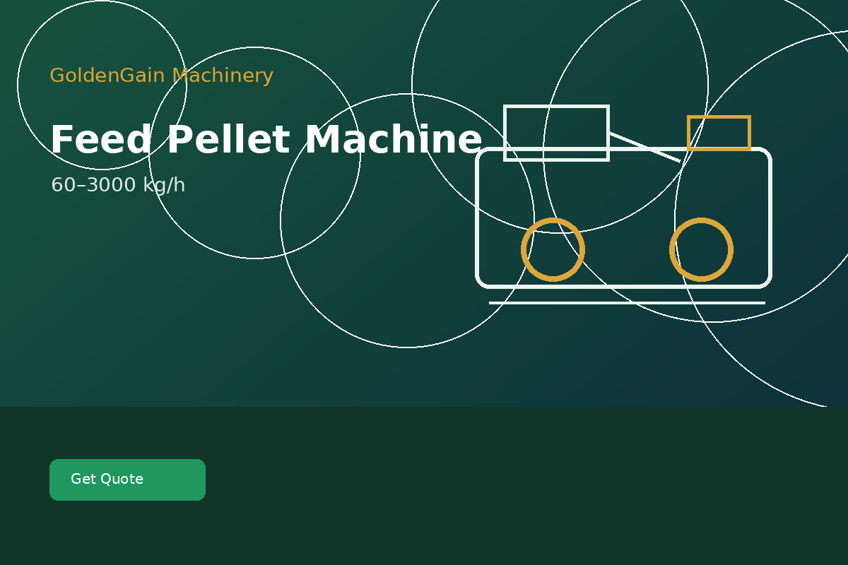 animal feed pellet machine