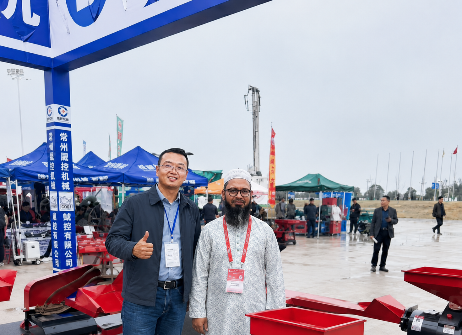 Customer from Pakistan visited GoldenGain factory
