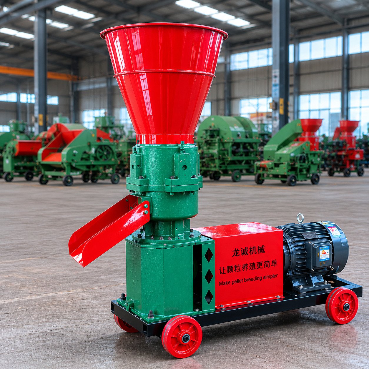 Animal feed pellet machine for poultry cattle sheep and fish feed production 